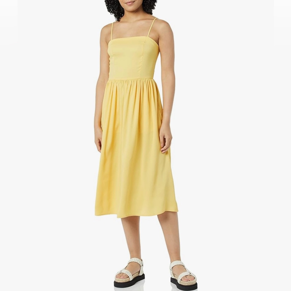 Good Threads Yellow Midi Dress